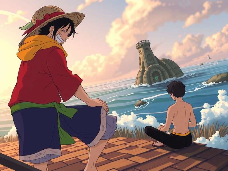 One Piece latest episode screenshot showing Luffy in action