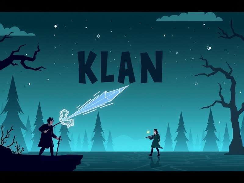 Screenshot showing the dramatic choice interface in Klan Episode with two distinct paths