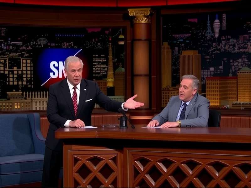 SNL Studio 8H iconic stage with live audience