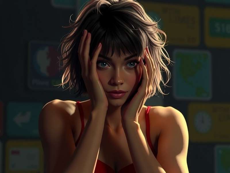 Episodic storytelling interface showing character emotions and choices