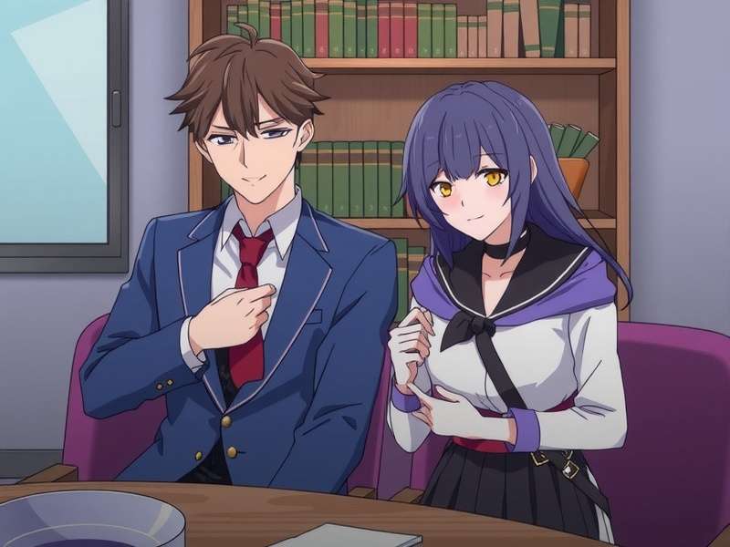 Gameplay screenshot from Episode 7 showing a dramatic choice between two characters