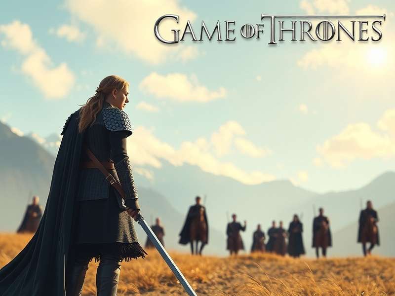 Screenshot from Episode Game of Thrones showing a player character making a critical choice before the Iron Throne