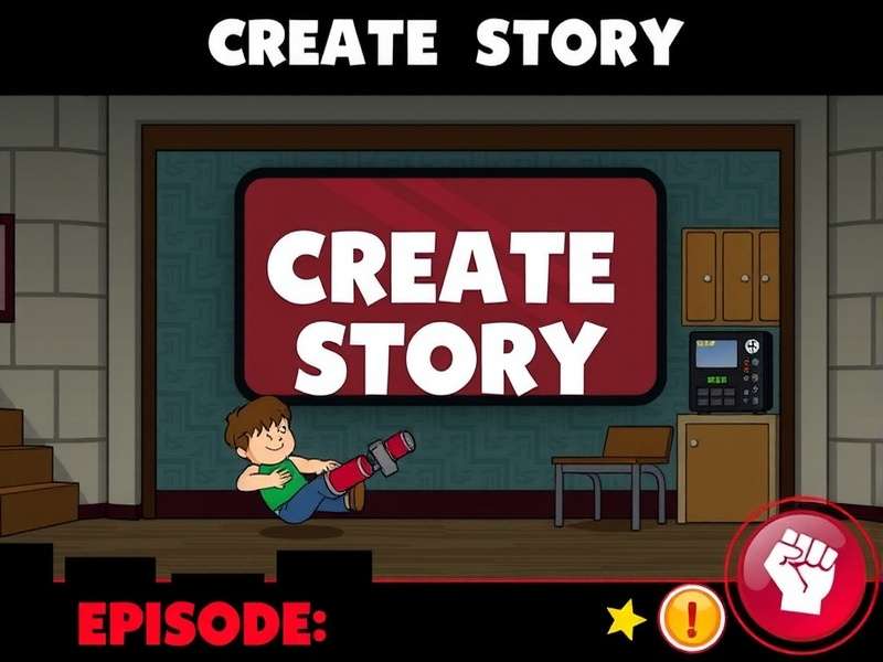 Episode Create Story interface showing character design