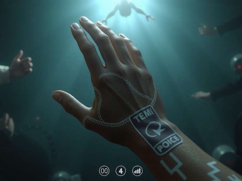 Visual examples of different limb overlays in Episode Interactive: tattoos, scars, and glitter effects on character arms