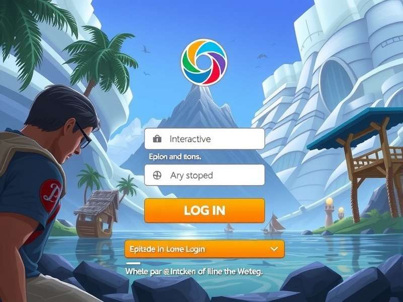 Episode Interactive Login Screen on Mobile and Desktop
