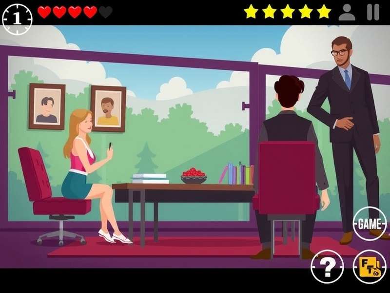 Episode Game interface showing interactive story choices on a mobile device