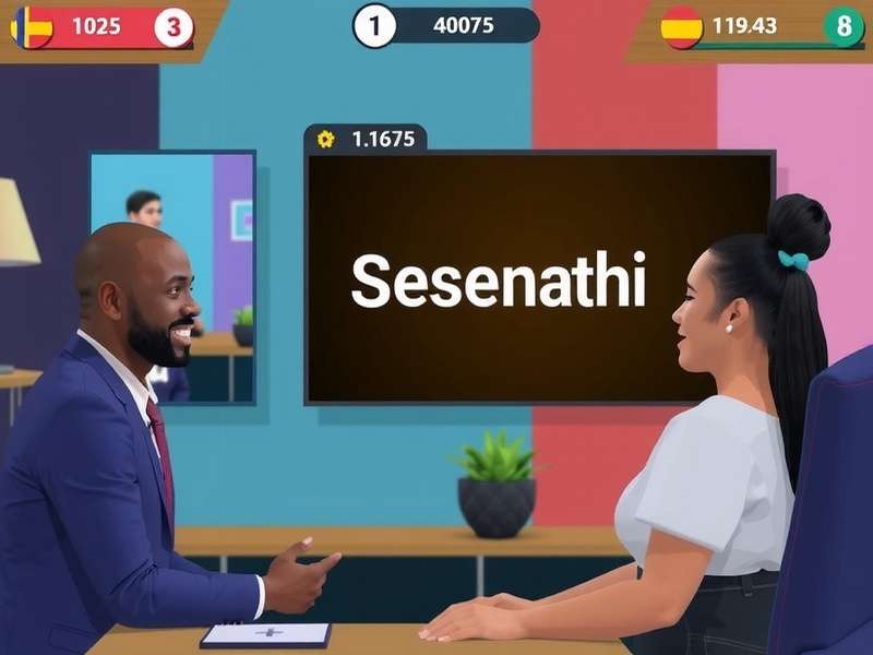 Sesenathi Studio Episode game interface on mobile device showing dramatic choice moment