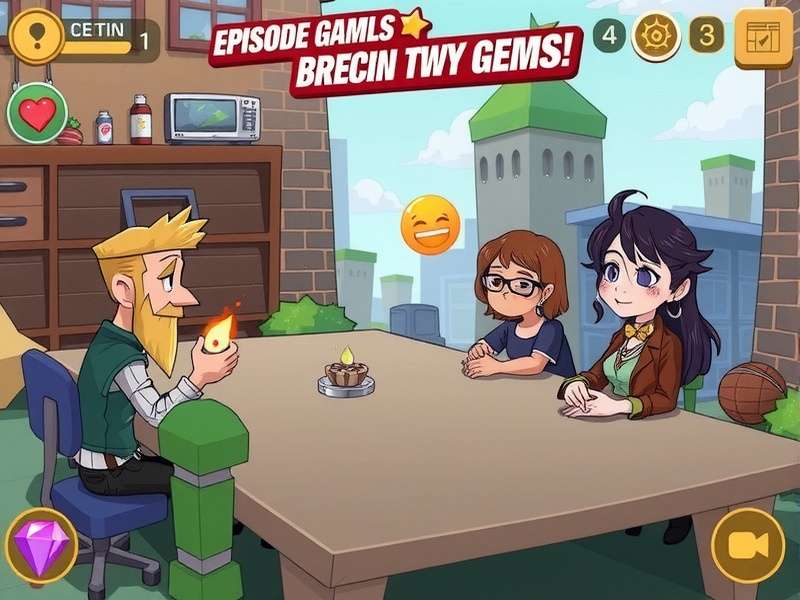 A person playing Episode game on a mobile device