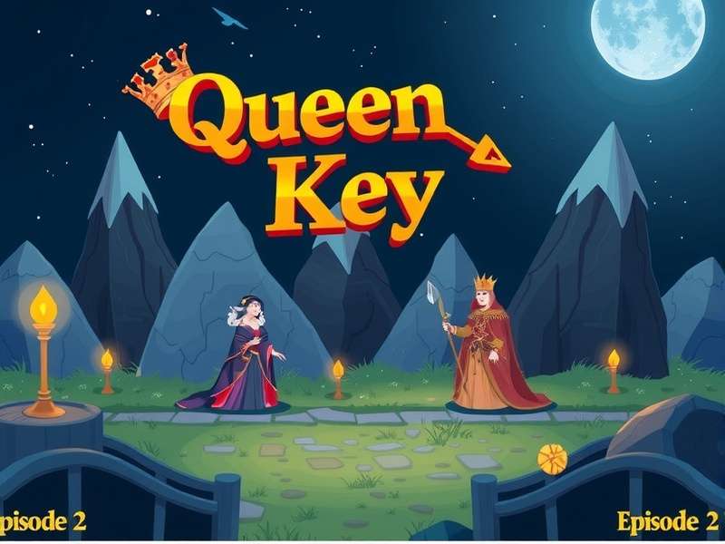 Opulent throne room scene from Episode 2 Queen Key, featuring characters in royal attire.