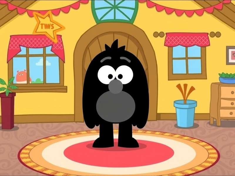 Sooty using his famous magic wand on the show