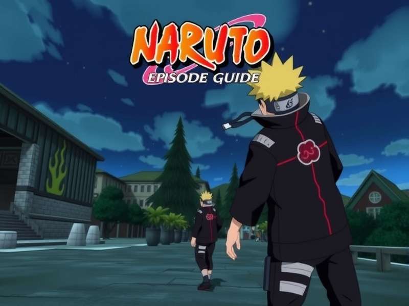 Illustrative image of a ninja scroll and shuriken, representing the Naruto episode guide