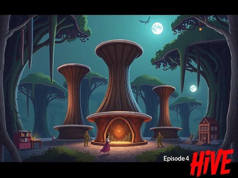 Episode Hive community hub illustration showing diverse Episode Interactive stories and characters