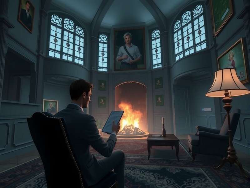 Manic Episode gameplay screenshot showing intense action scene with dynamic lighting and character abilities