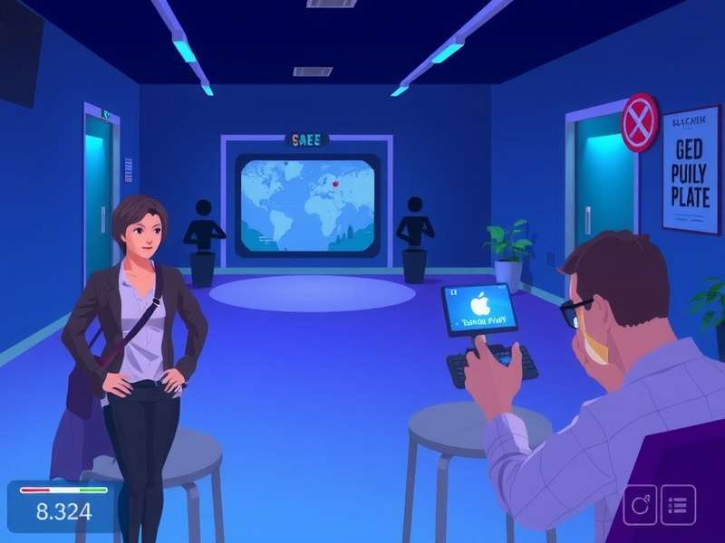 Syncope Episode – Interactive story game scene with characters