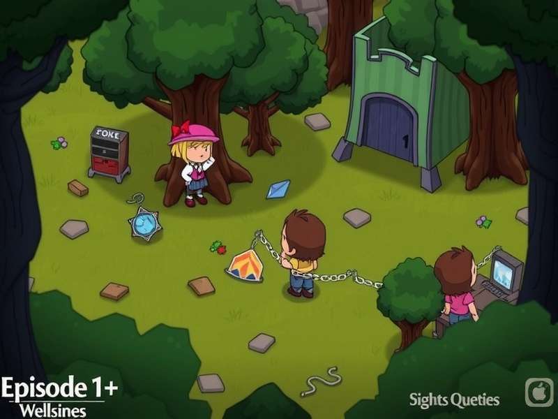 Episode 1 interactive storytelling scene with characters and choices