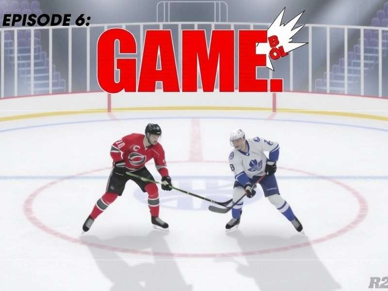 Episode 6 Heated Rivalry — official key art featuring the two rival characters facing off