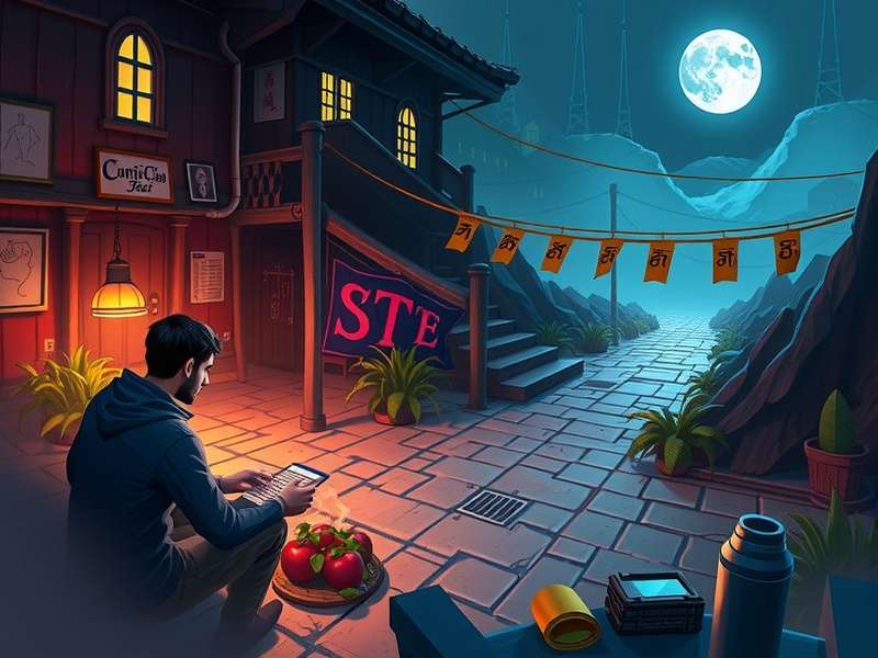 Episode Game PC running on a laptop with immersive interactive story scene